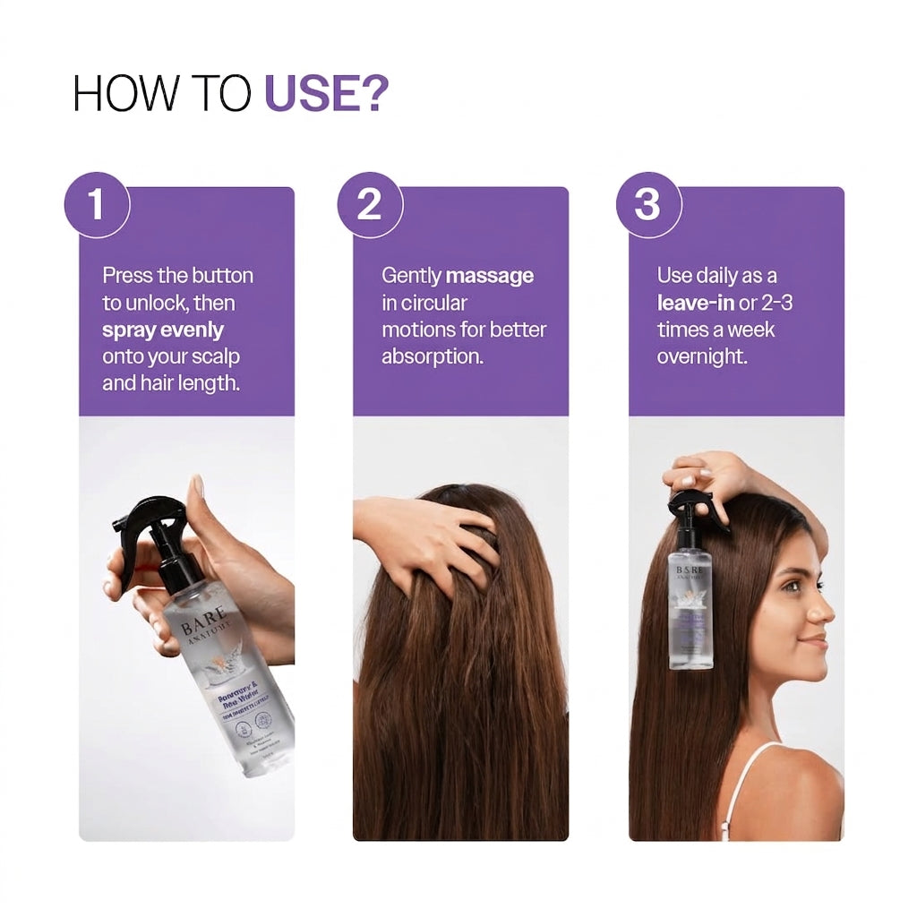 Bare Rosemary Rice Water Hair Spray (200ml)
