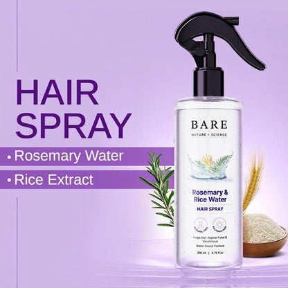 Bare Rosemary Rice Water Hair Spray (200ml)
